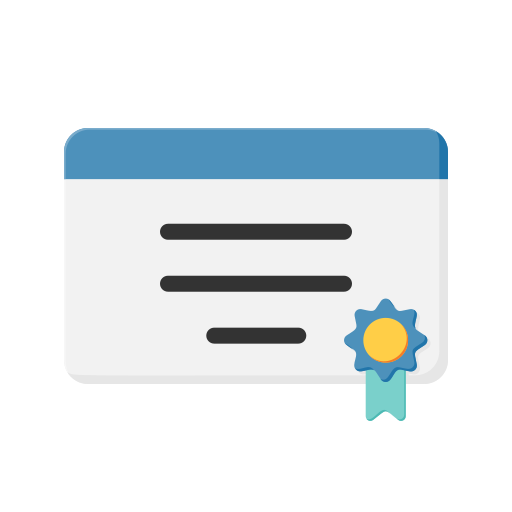 Certificate Education Learn School Student Study Icon Free Download