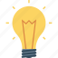 energy, idea, light, light bulb icon 