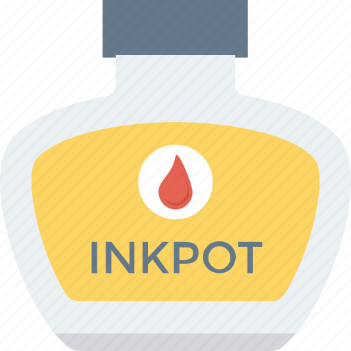 Ink, inkpot, leaf icon icon - Download on Iconfinder