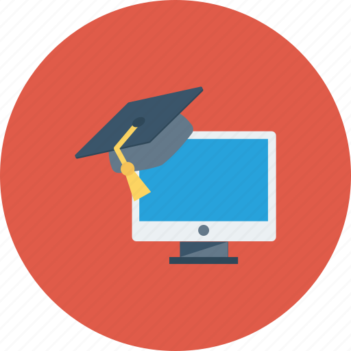 Graduation, online education, online graduation, online study icon icon - Download on Iconfinder