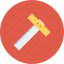 ruler, scale icon
