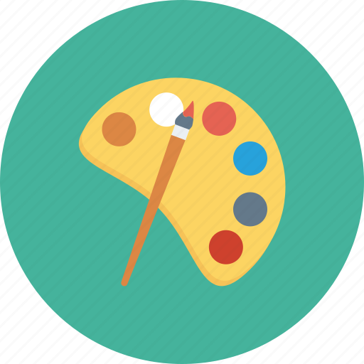 Artist, paint, paintbrush, painting, paints, palette icon icon - Download on Iconfinder
