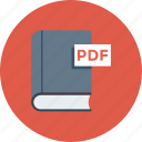 book, ebook, pdf, preview icon