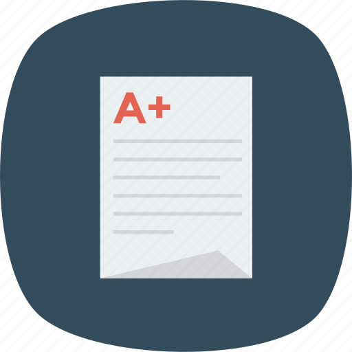 Chart, exam, grade, mark, result, results, test icon icon - Download on Iconfinder