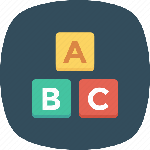 Abc, abc blocks, alphabet, alphabet blocks, blocks, cubes icon icon - Download on Iconfinder