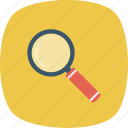 find, glass, magnifying, search icon