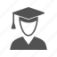avatar, male, graduate 