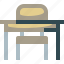 desk, chair, class, classroom, school 
