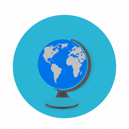Educationglobe, globe, map, school, world, navigation, country icon - Download on Iconfinder