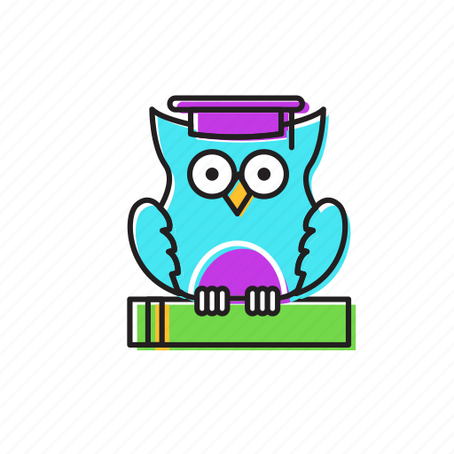 Exams, night, night owl, owl, study icon - Download on Iconfinder