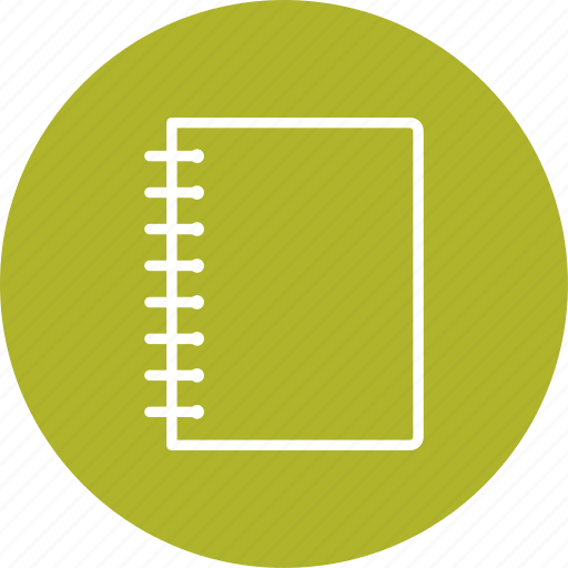 Diary, spiral notebook, book icon - Download on Iconfinder