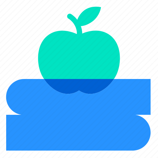 Apple, books, education, reading icon - Download on Iconfinder