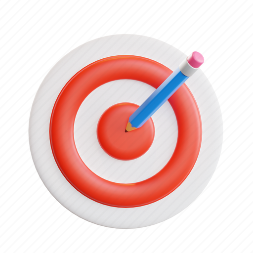 Target, bullseye, marketing, focus, dartboard, goal, success 3D illustration - Download on Iconfinder