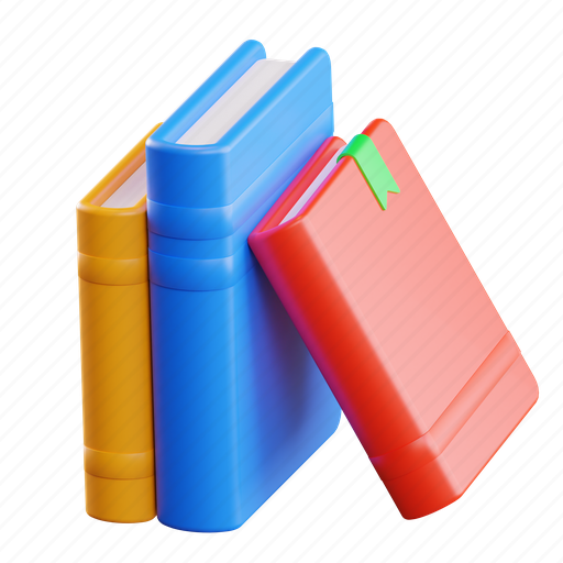 Book, education, study, read, reading, school, knowledge 3D illustration - Download on Iconfinder