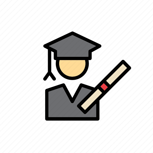 College, education, cap, diploma, graduate, graduation, mortarboard icon - Download on Iconfinder
