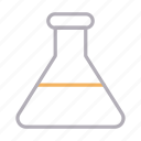 beaker, experiment, flask, lab, science 