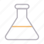 beaker, experiment, flask, lab, science 