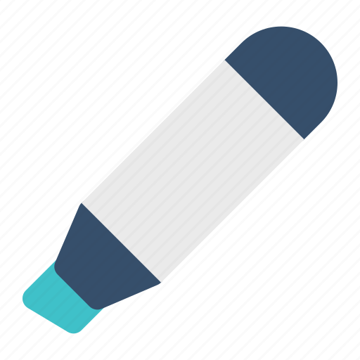 Highlighter, marker, education, science icon - Download on Iconfinder