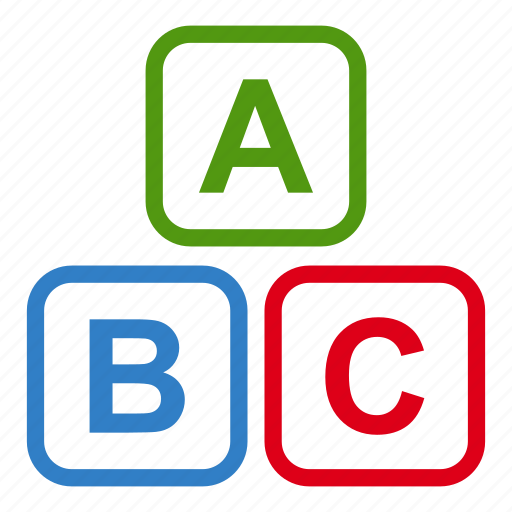 Baby, education, educative, toys, abc sign, school, toy icon - Download on Iconfinder