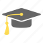 cap, education, graduation cap, graduation hat, hat, student, university 