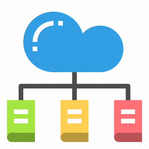 Cloud, library, book, digital, ebook, online, flie icon - Download on Iconfinder