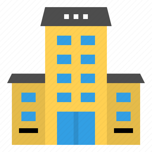 School, building, education, university, college, highschool, campus icon - Download on Iconfinder