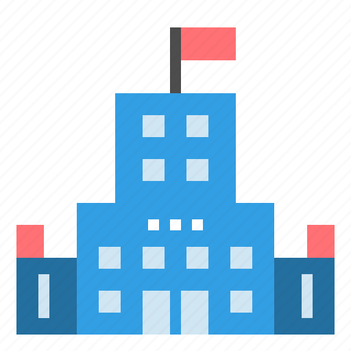 Campus, building, education, school, university, college, highschool icon - Download on Iconfinder