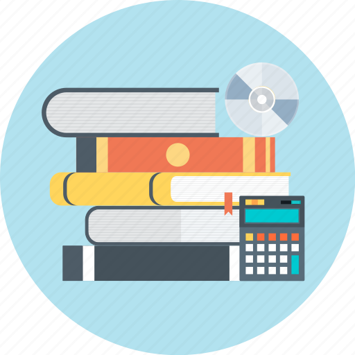 Book, calculator, disc, learn, professional, tranining, tutorial icon - Download on Iconfinder