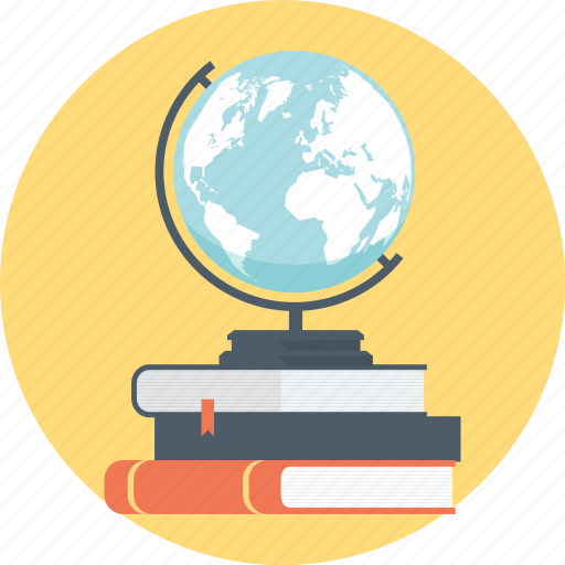 Book, books, discover, earth, education, globe, learn icon - Download on Iconfinder