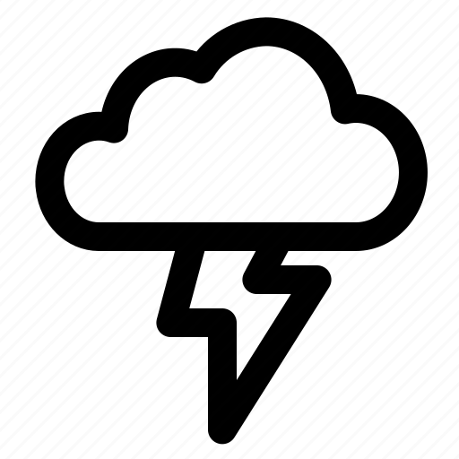 Cloud, lightning, storm, thunder icon - Download on Iconfinder