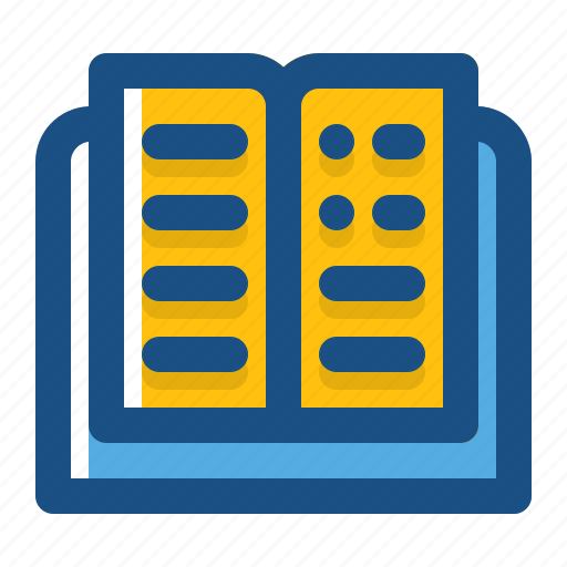 Book, education, learning, open, read, reading icon - Download on Iconfinder