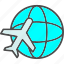 business, flight, global, plane, transportation, travel, trip 
