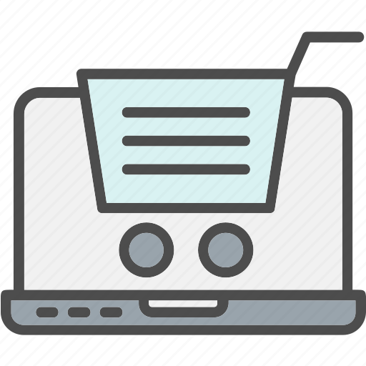 Cart, laptop, online, shop, shopping, internet, ecommerce icon - Download on Iconfinder