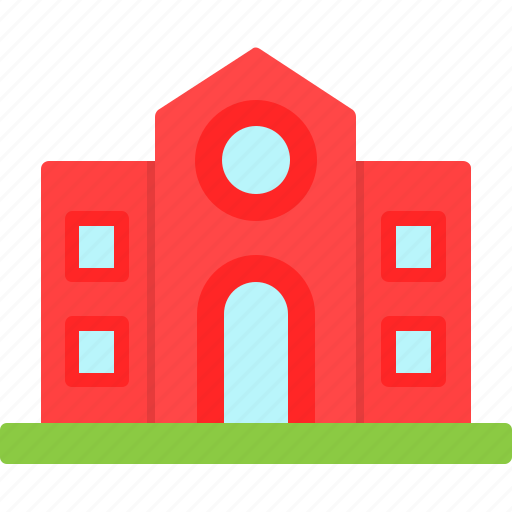 Building, college, elementary, school, high, highscool, university icon - Download on Iconfinder