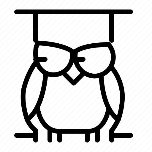 Bird, education, owl, wisdom icon - Download on Iconfinder