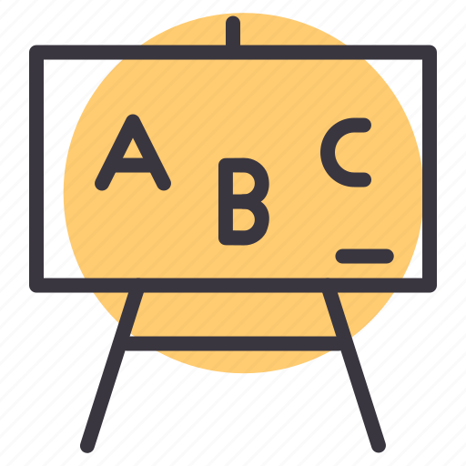 Abc, board, class, classroom, elementary, english, school icon - Download on Iconfinder