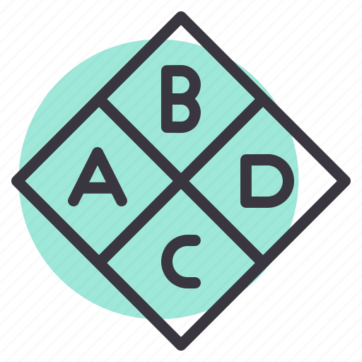 Abcd, alphabet, education, elementary, english, learning, school icon - Download on Iconfinder