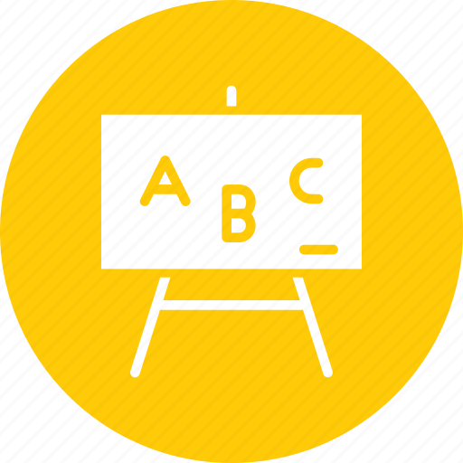 Abc, board, class, classroom, elementary, english, school icon - Download on Iconfinder