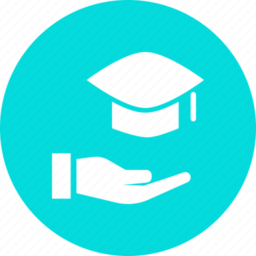College, degree, graduate, graduation, hat, mortarboard, receive icon - Download on Iconfinder