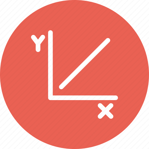Axis, diagram, education, graph, growth, linear, math icon - Download on Iconfinder