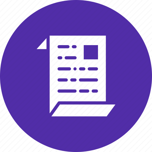 Article, document, file, journal, letter, paper, report icon - Download on Iconfinder