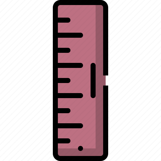 Ruler, measure, tool, study, education icon - Download on Iconfinder