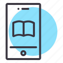 app, book, ebook, electronic, learning, mobile, smartphone