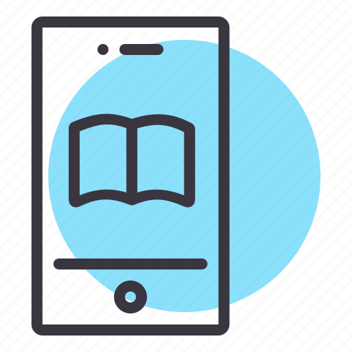 App, book, ebook, electronic, learning, mobile, smartphone icon - Download on Iconfinder