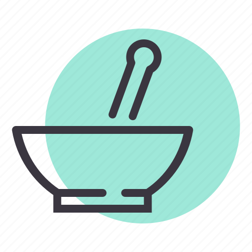 Apparatus, experiment, grind, lab, mix, mortar, pestle icon - Download on Iconfinder