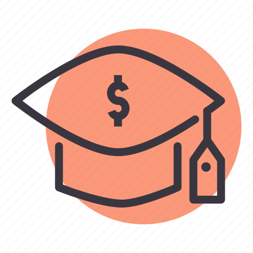 Cost, degree, education, expense, graduation, mortarboard icon - Download on Iconfinder