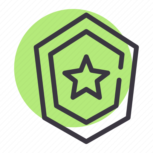 Badge, protection, secure, security, sherif, shield, star icon - Download on Iconfinder