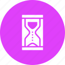 clock, device, hourglass, sand, time