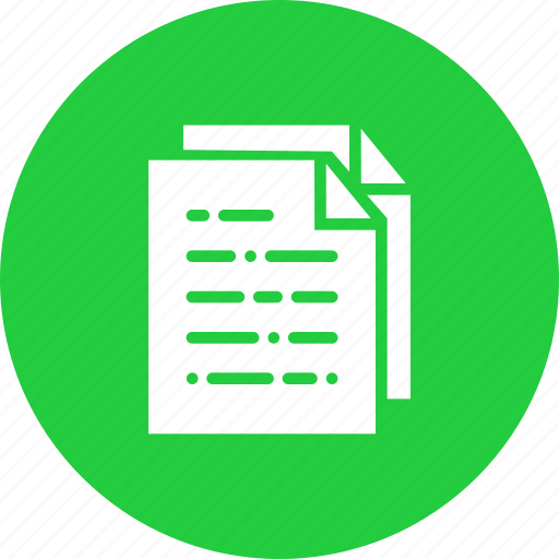 Document, file, notes, office, paper, report, stationery icon - Download on Iconfinder