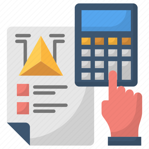 Accounting, calculations, calculator, mathematics icon - Download on Iconfinder